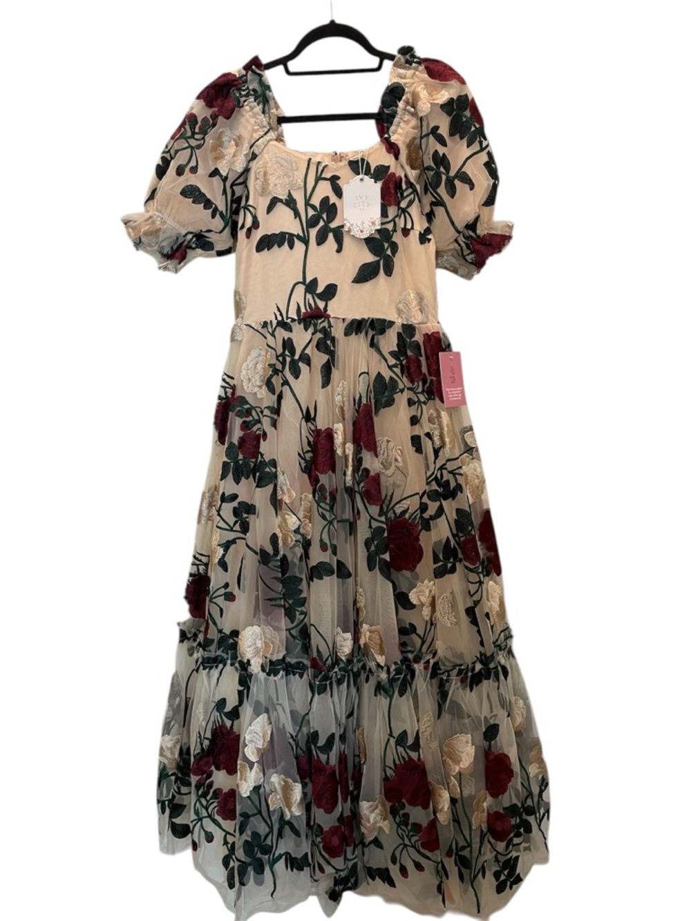 IVY CITY CO Amora Floral Maxi Dress Size 8/M SOLD OUT NWT - Picture 4 of 8
